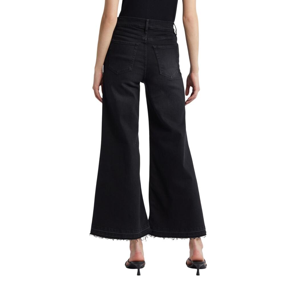 FRAME - Le Palazzo Raw Hem
Cropped Wide Leg Jeans - Sz 29 - Picture 2 of 8